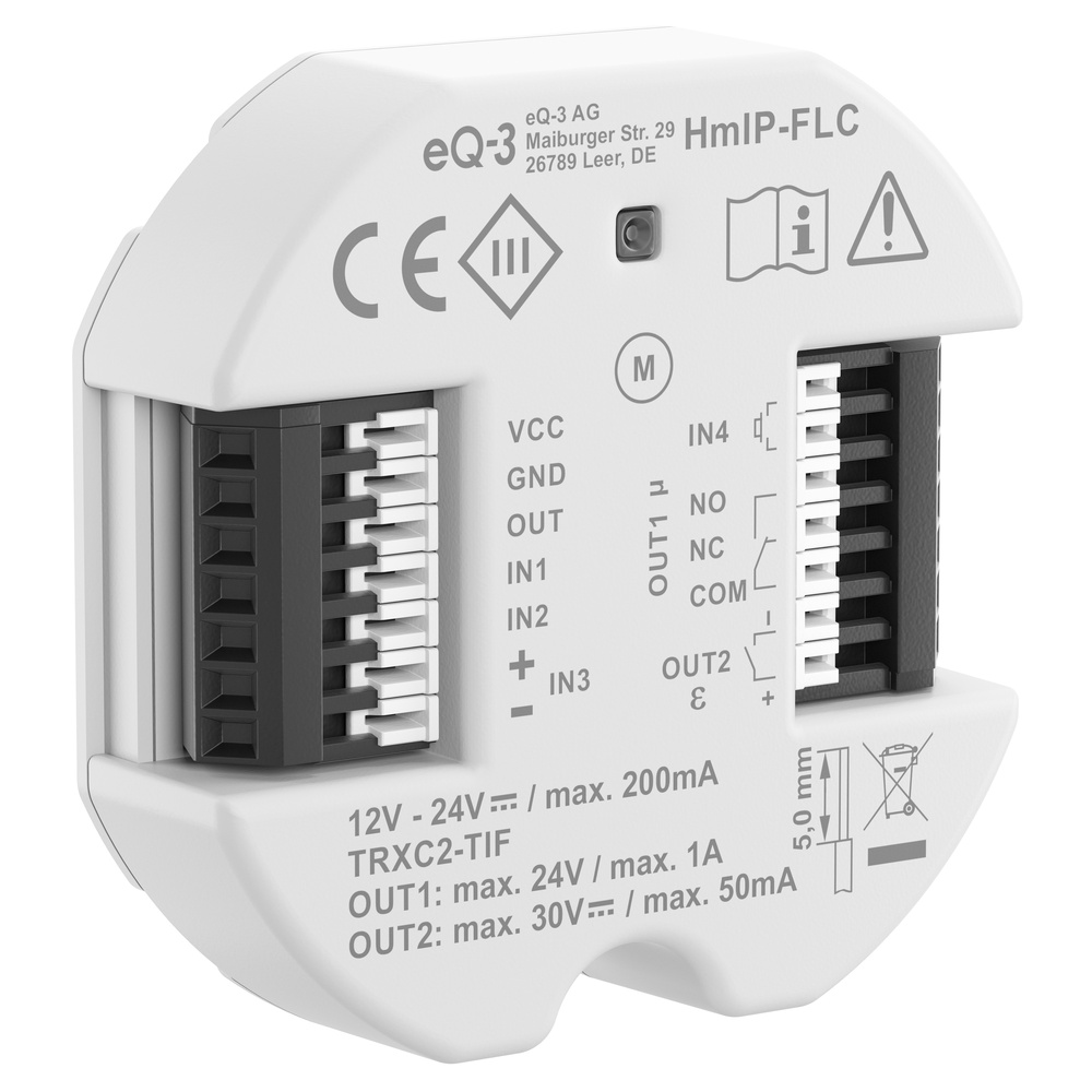 Homematic IP Motorschloss Controller HmIP-FLC Homematic IP Motorschloss Controller HmIP-FLC