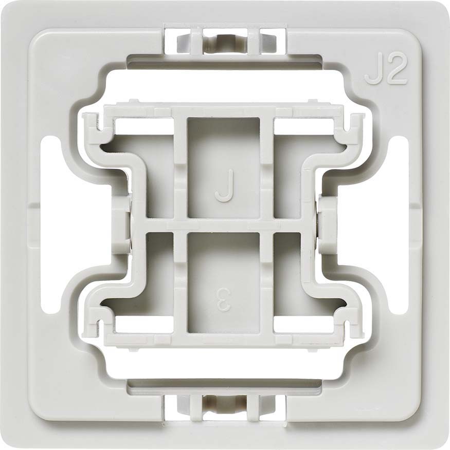 Installationsadapter für Jung-Schalter, J2, 1 Stück, für Hausautomation Installationsadapter für Jung-Schalter, J2, 1 Stück, für Hausautomation