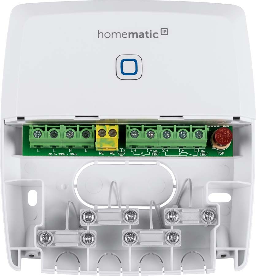Homematic IP 2-fach Schaltaktor HmIP-WHS2 für Heizungsanlagen Homematic IP 2-fach Schaltaktor HmIP-WHS2 für Heizungsanlagen
