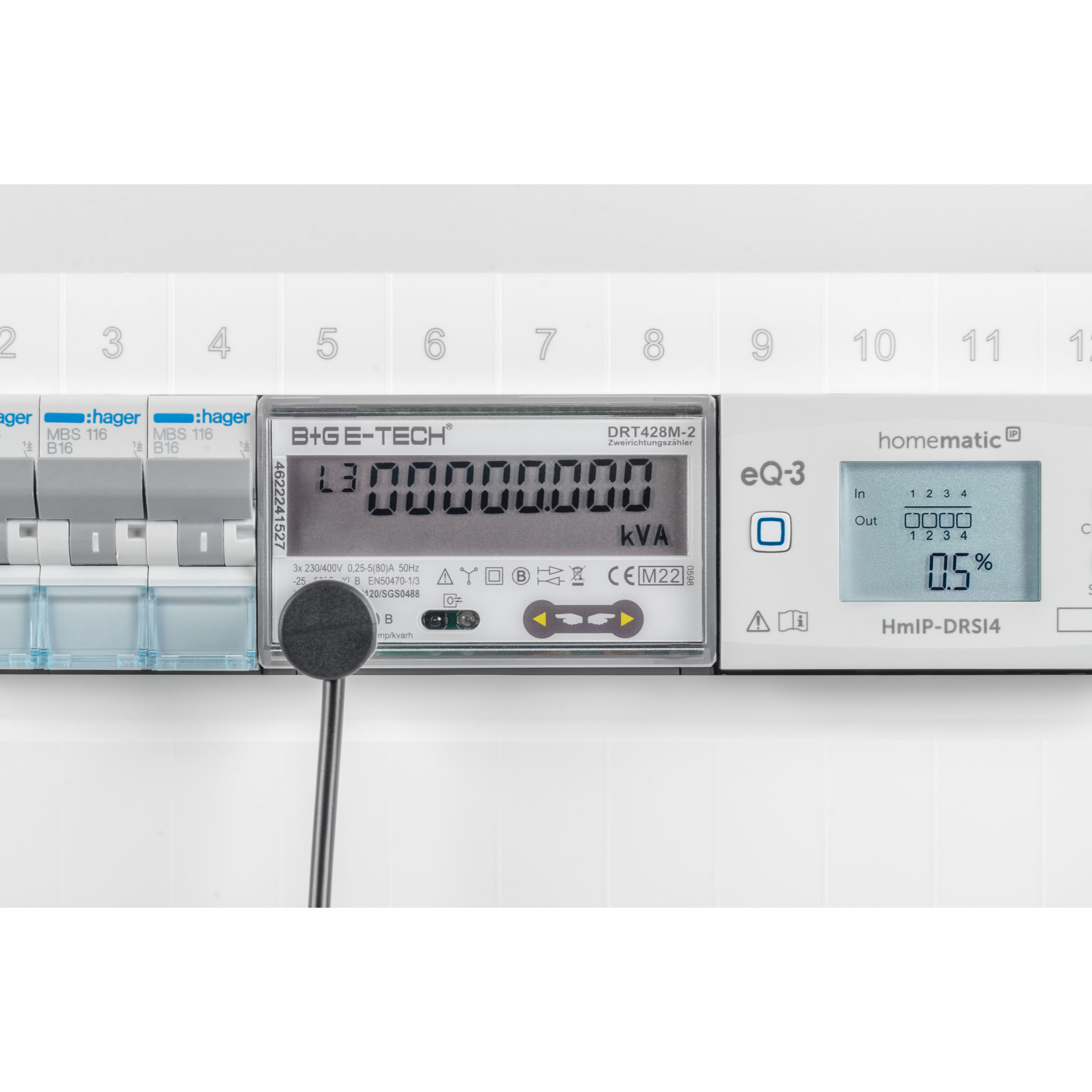 Homematic IP Schnittstelle für digitale Stromzähler, HmIP-ESI-LED Homematic IP Schnittstelle für digitale Stromzähler, HmIP-ESI-LED