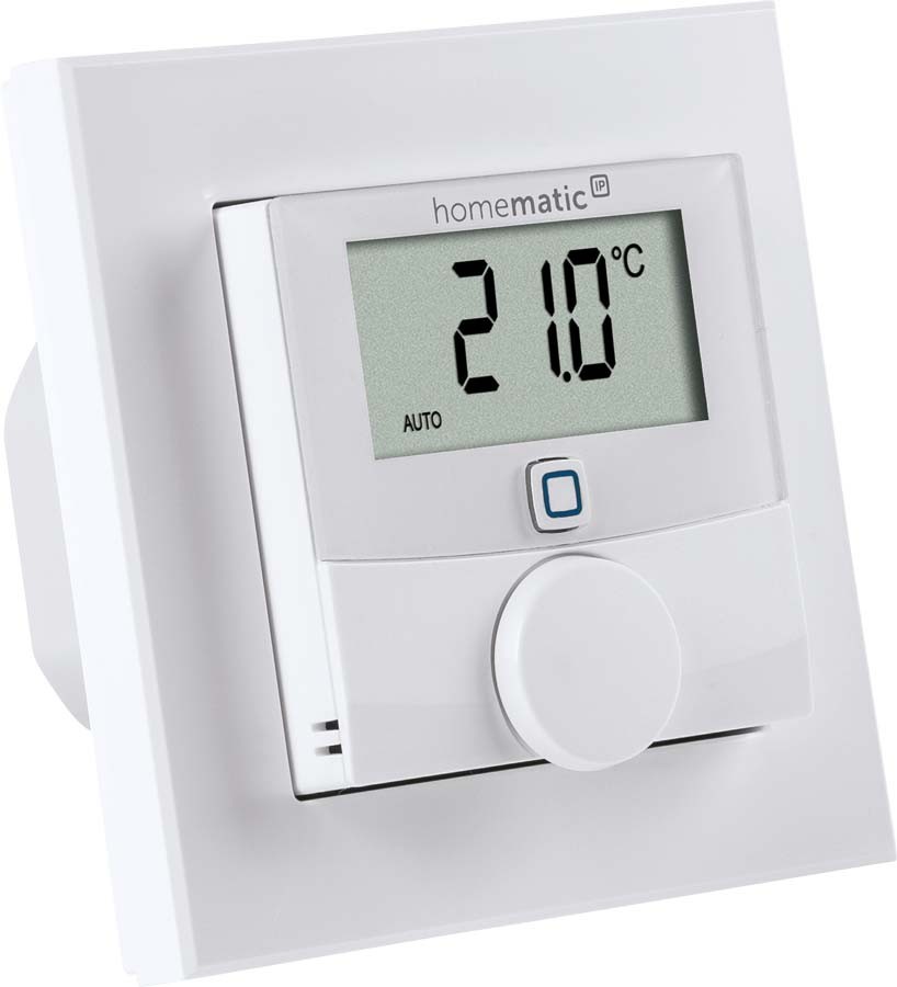 Homematic IP Wandthermostat mit Schaltausgang HmIP-BWTH – für Markenschalter, 230 V Homematic IP Wandthermostat mit Schaltausgang HmIP-BWTH – für Markenschalter, 230 V